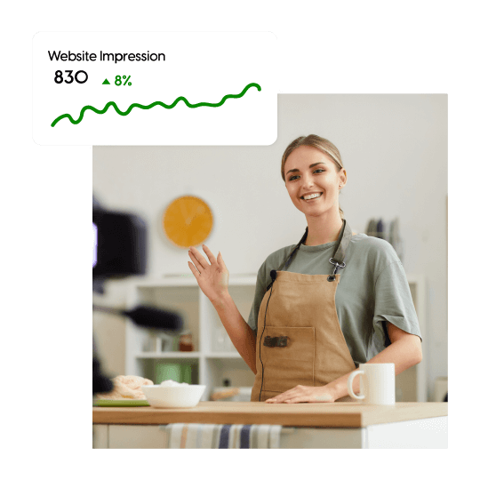 chef working on the table