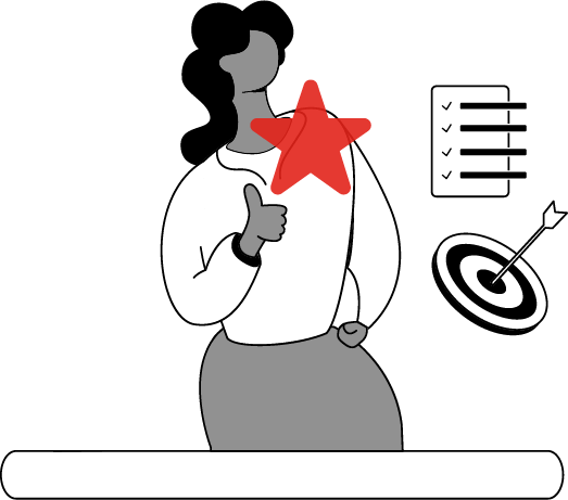 illustration of influencer marketing services