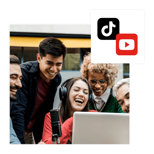 tiktok and youtube watched by young university students