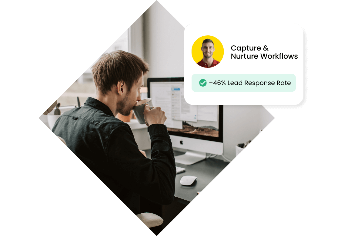 Write better SEO optimized ALT text, image title and desc using primary keyword b2b marketing agency (primary 1) and growth marketing agency (primary 2) for service section image of "AI Agents & Automation" on home page image see attached