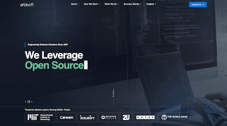 arbisoft homepage software development company