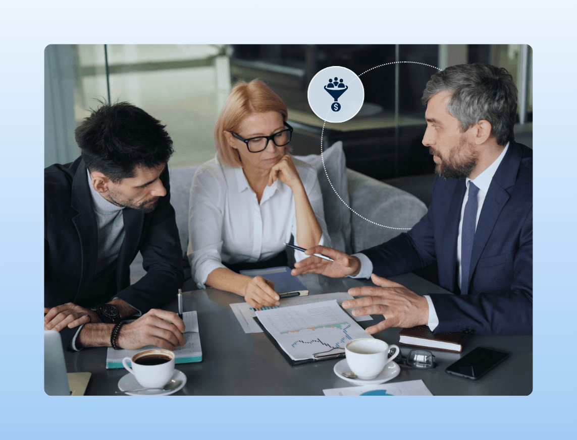 B2B lead generation system using inbound and outbound strategies to generate qualified leads and book sales meetings