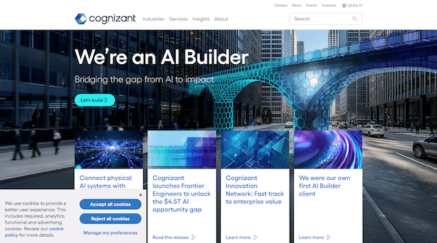 cognizant homepage it services company