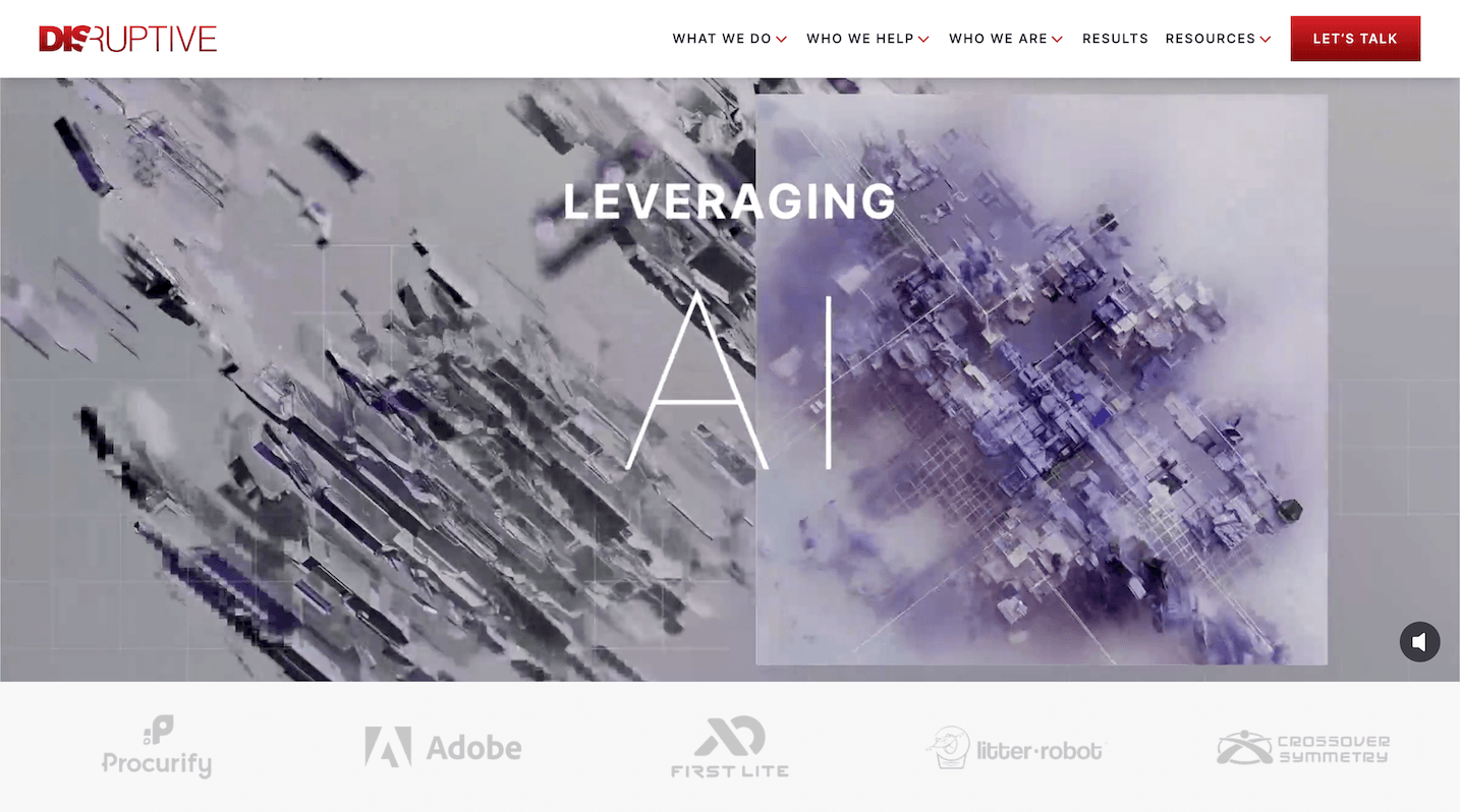 disruptiveadvertising homepage ppc and paid media agency
