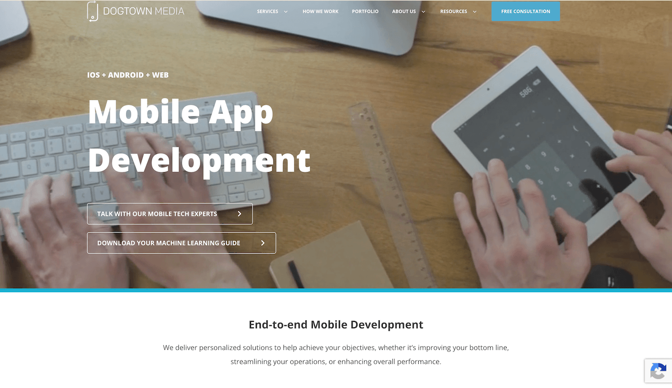 dogtownmedia homepage mobile app development company los angeles