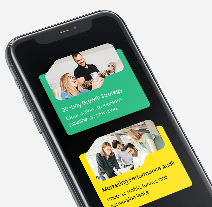 Growth marketing agency free marketing plan: 90-day growth strategy and marketing performance audit to uncover traffic, funnel, and conversion leaks
