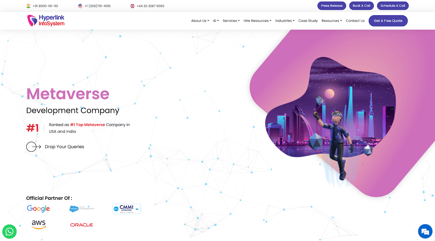 hyperlinkinfosystem homepage mobile app development company