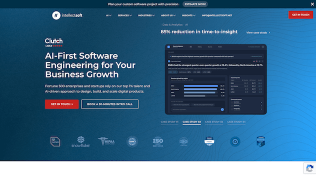 intellectsoft homepage software development company