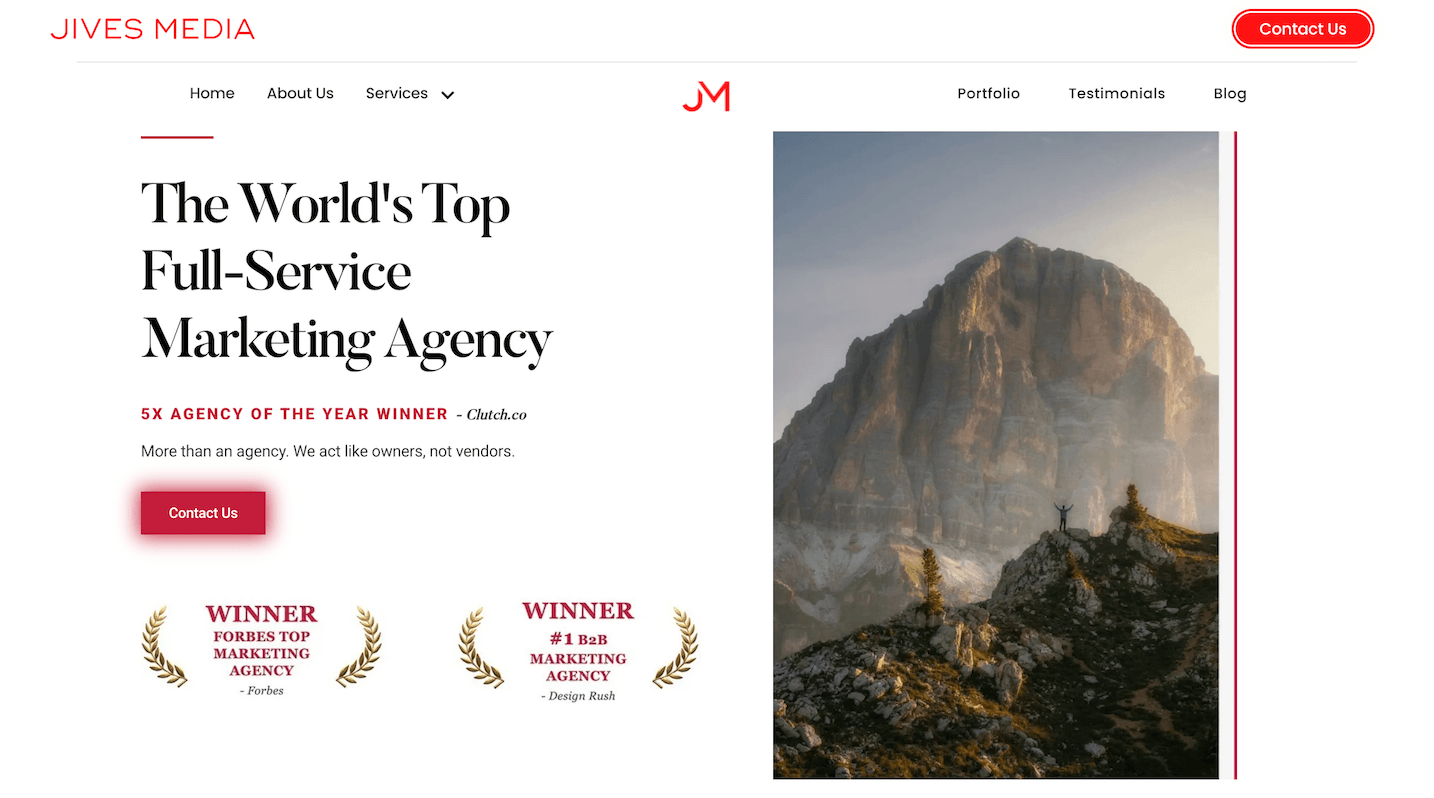jivesmedia homepage digital marketing agency seo and ppc