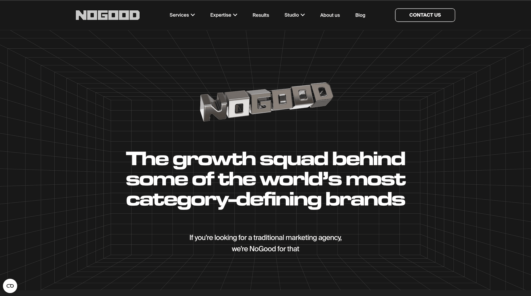 nogood homepage growth marketing agency new york