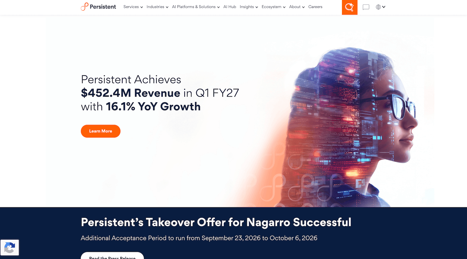 persistent homepage digital engineering company